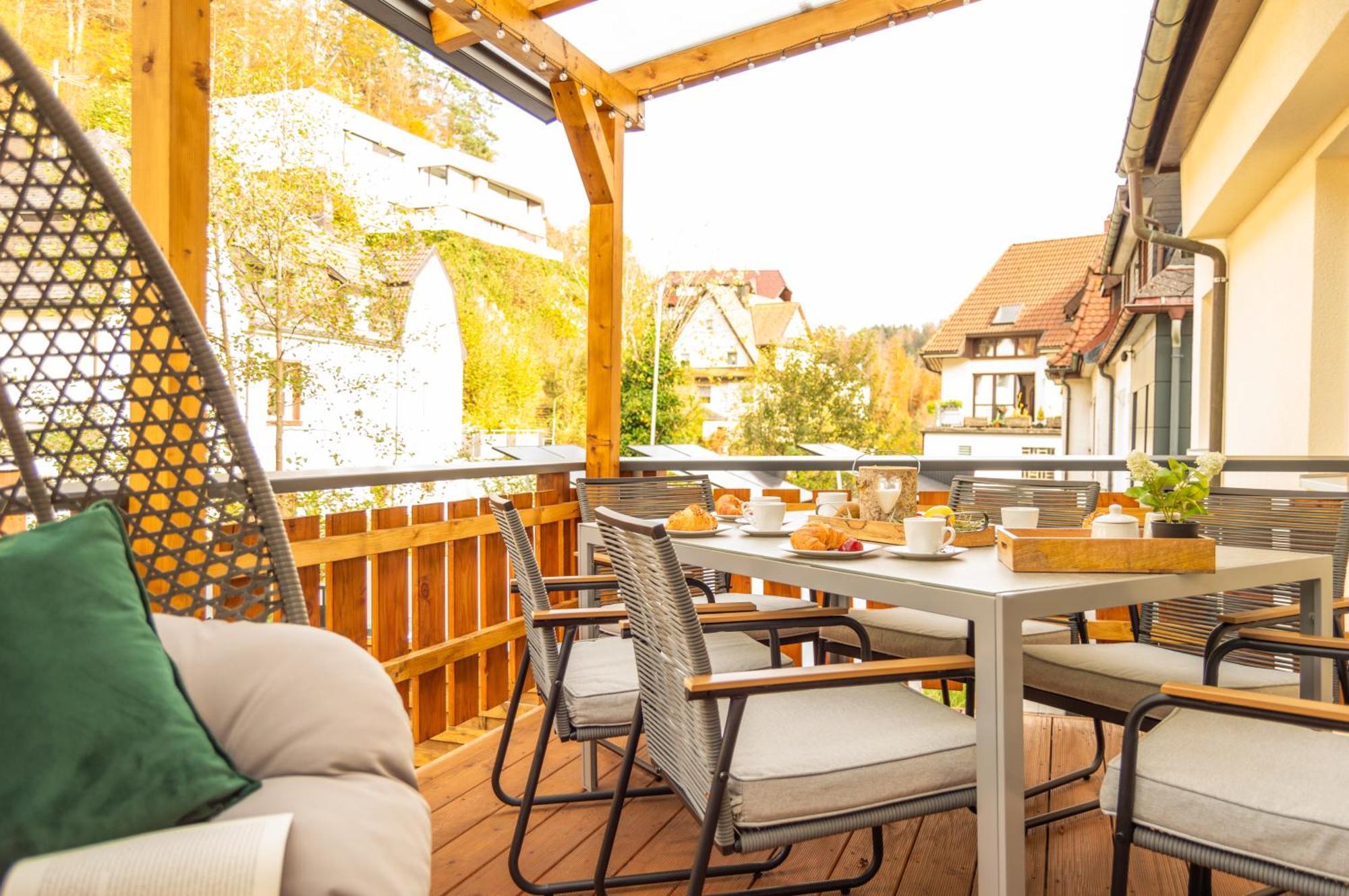 Design Trifft Harmonie Nahe Triberger Wasserfaelle Triberg im Schwarzwald Buitenkant foto